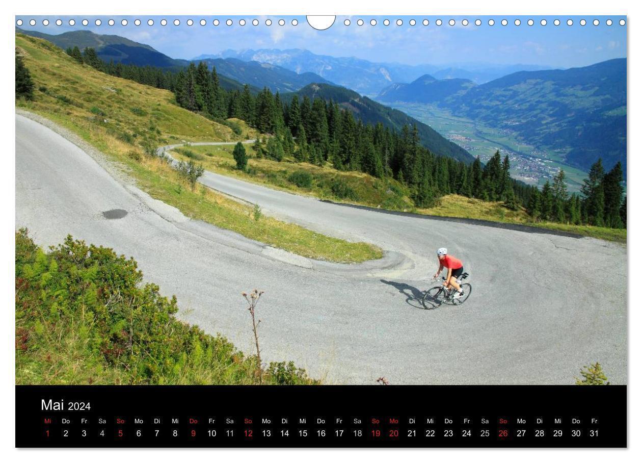 Bild: 9783675771130 | Alpenpässe auf dem Rennrad Vol. 2 (Wandkalender 2024 DIN A3 quer),...