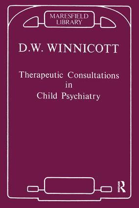 Cover: 9781855751460 | Therapeutic Consultations in Child Psychiatry | Donald W. Winnicott