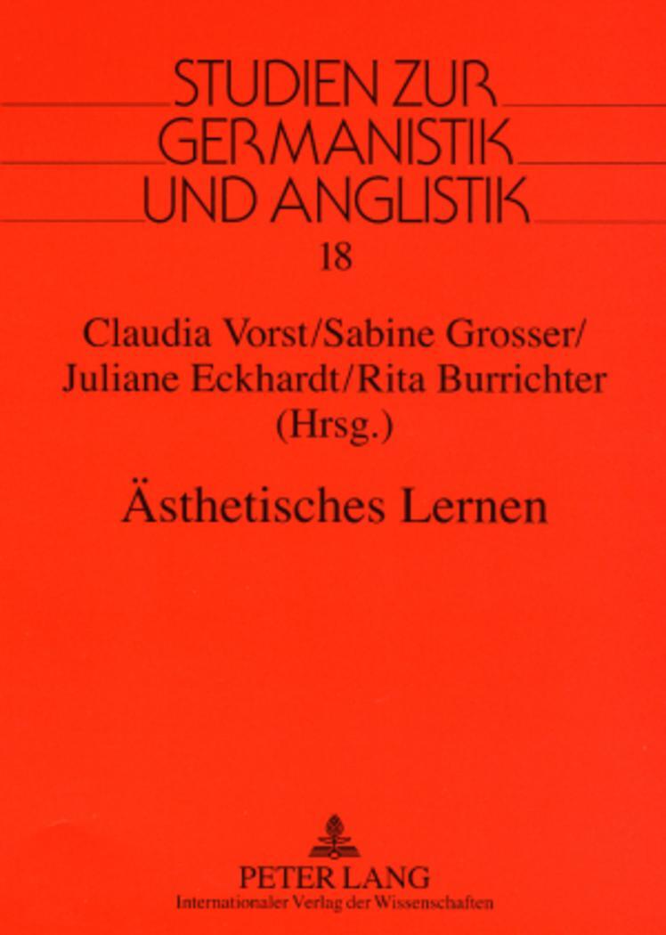 Cover: 9783631557143 | Ästhetisches Lernen | Sabine Grosser (u. a.) | Taschenbuch | Paperback