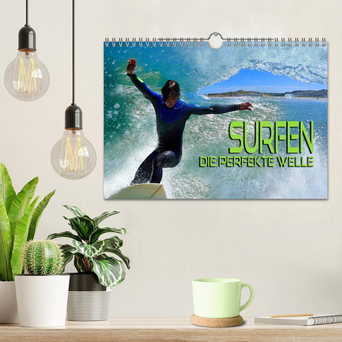 Bild: 9783435329908 | Surfen - die perfekte Welle (Wandkalender 2025 DIN A4 quer),...