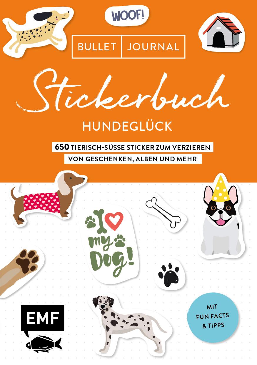 Cover: 9783745910919 | Bullet Journal Stickerbuch - Hundeglück | Taschenbuch | 64 S. | 2022