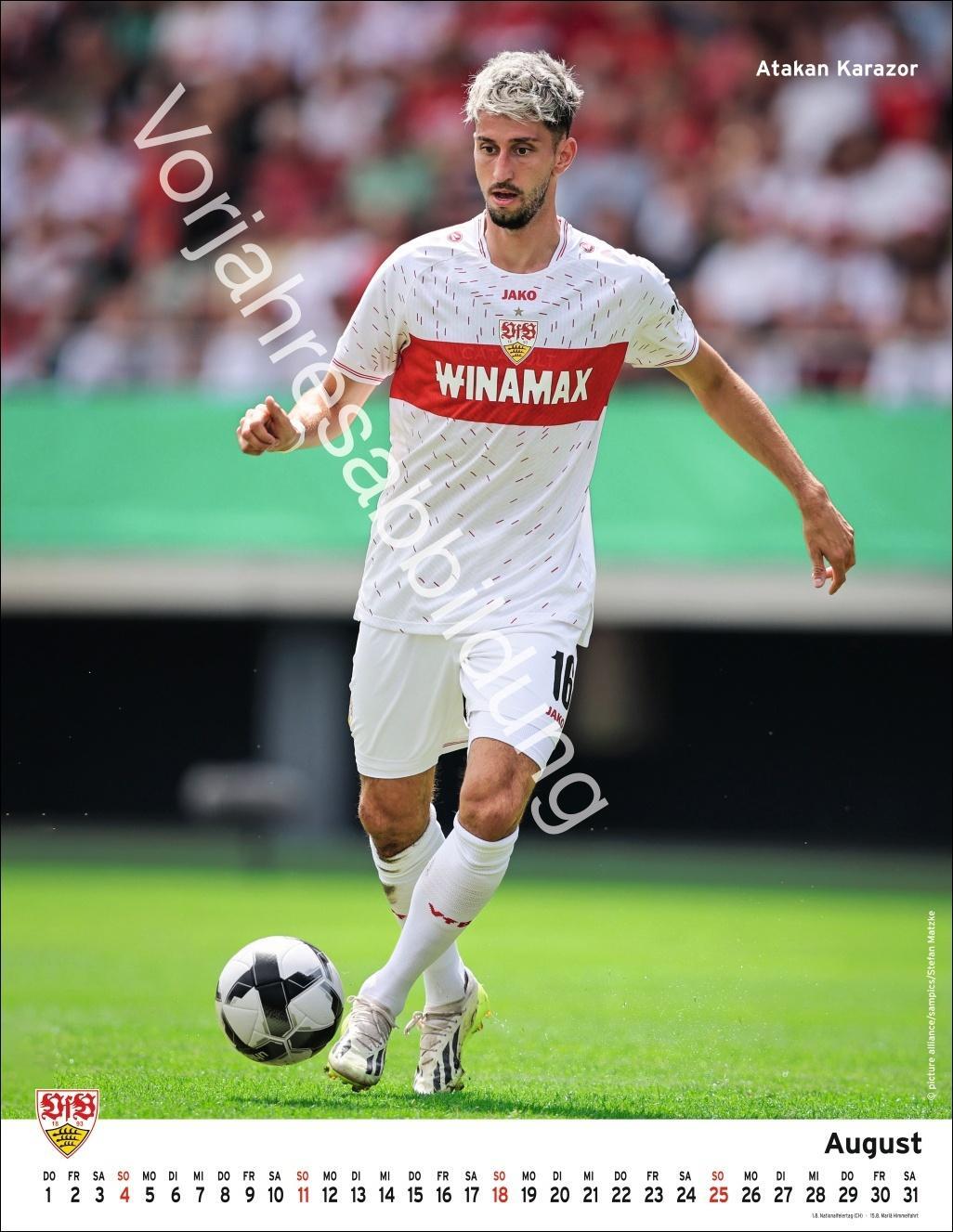 Bild: 9783756405404 | VfB Stuttgart Posterkalender 2025 | Heye | Kalender | Spiralbindung