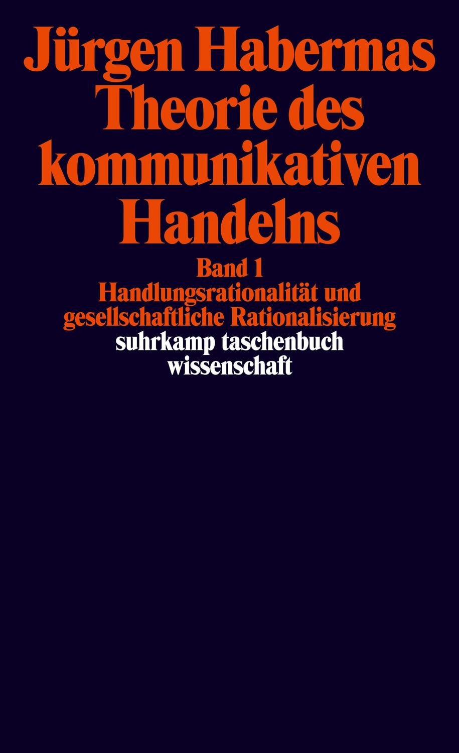 Cover: 9783518287750 | Theorie des kommunikativen Handelns | Jürgen Habermas | Taschenbuch