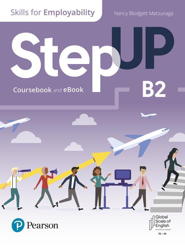 Cover: 9780137473632 | Step Up, Skills for Employability Self-Study with print and eBook B2