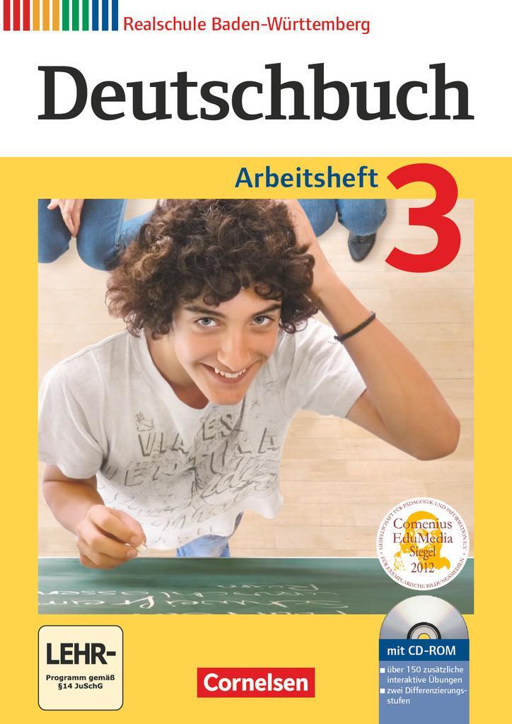 Cover: 9783060624683 | Deutschbuch 03: 7. Schuljahr. Arbeitsheft mit Lösungen und...