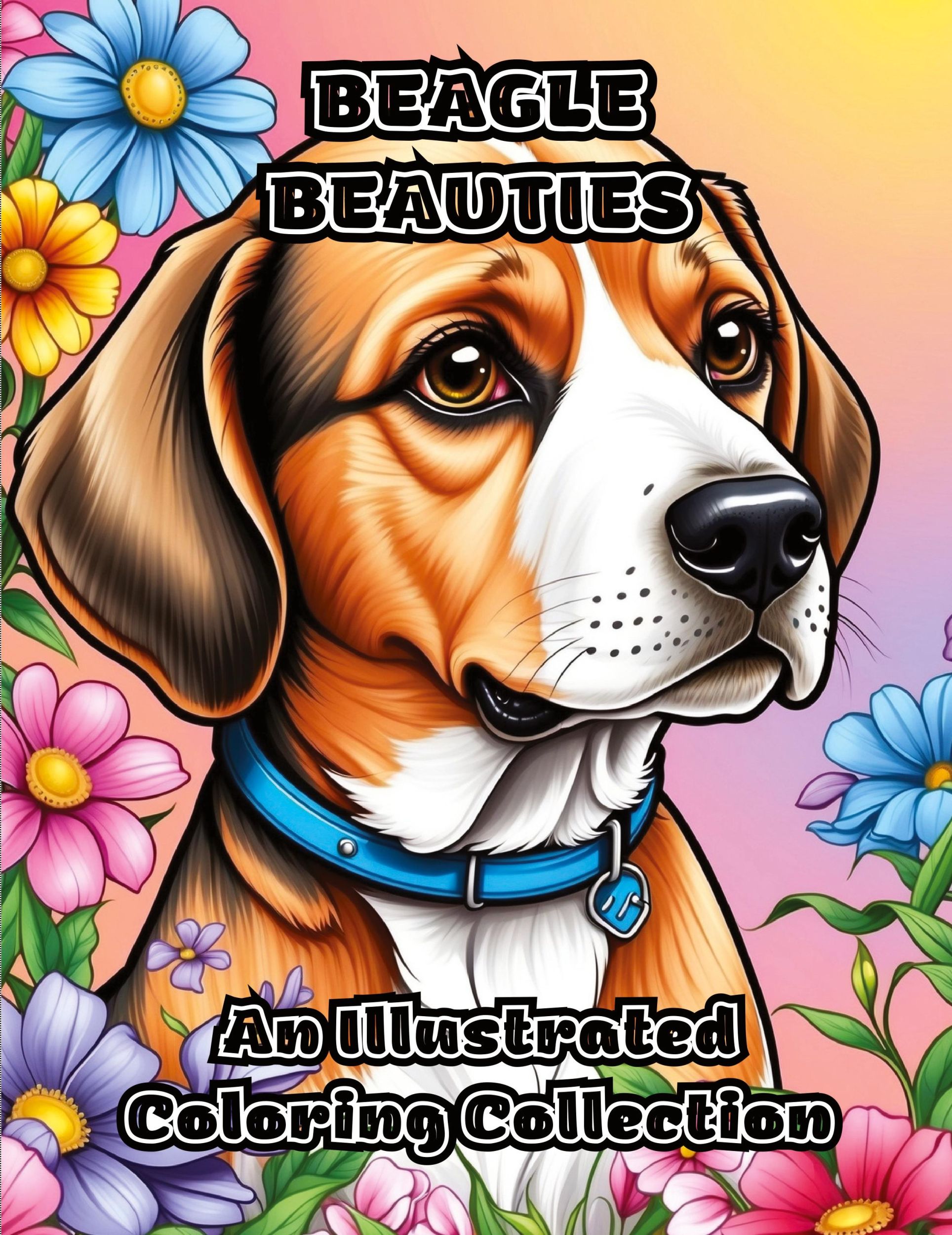 Cover: 9798869047137 | Beagle Beauties | An Illustrated Coloring Collection | Colorzen | Buch