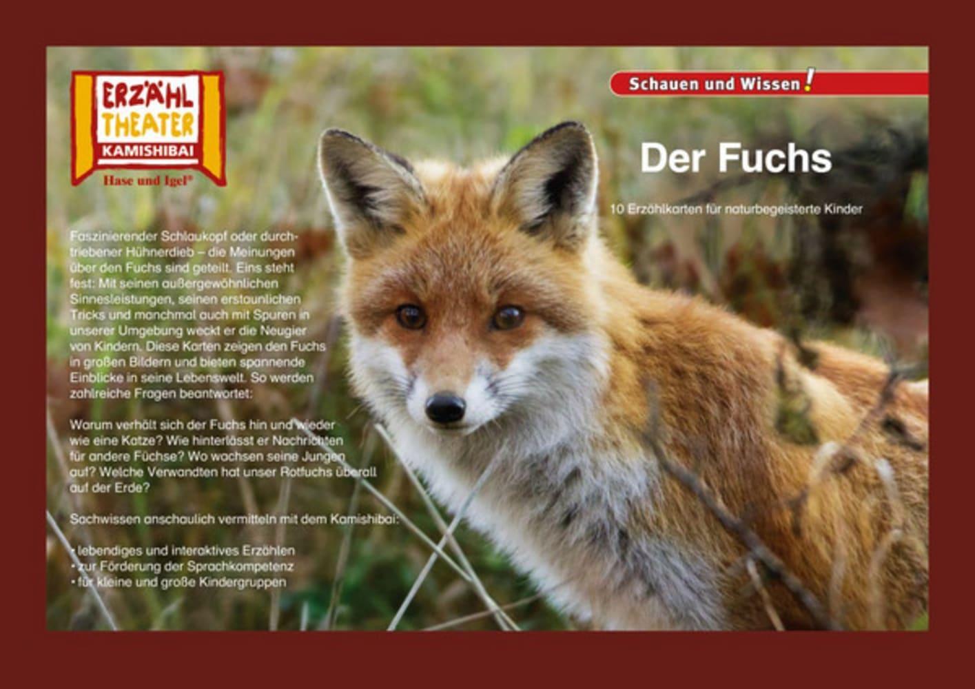 Cover: 4260505830786 | Kamishibai: Der Fuchs | 10 Fotobildkarten für das Erzähltheater | Box