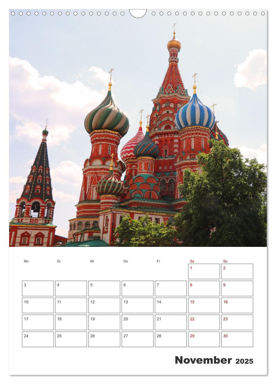 Bild: 9783435909117 | Russland - Terminplaner (Wandkalender 2025 DIN A3 hoch), CALVENDO...