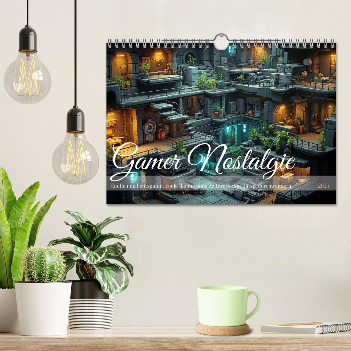 Bild: 9783383851636 | Gamer Nostalgie (Wandkalender 2025 DIN A4 quer), CALVENDO...