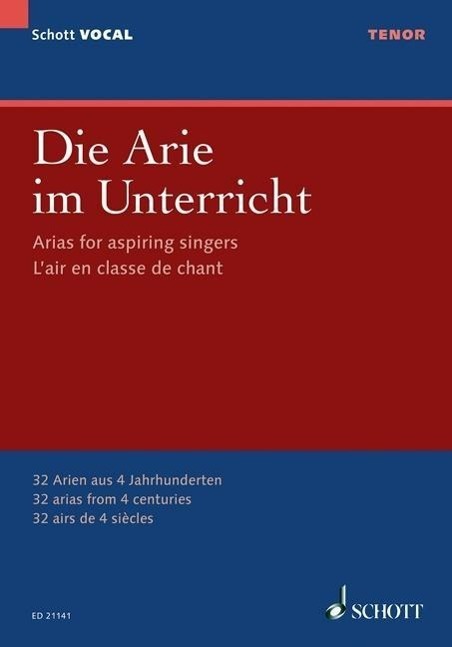 Cover: 9790001177405 | Die Arie im Unterricht | Buch | 128 S. | Deutsch | 2014 | Schott Music