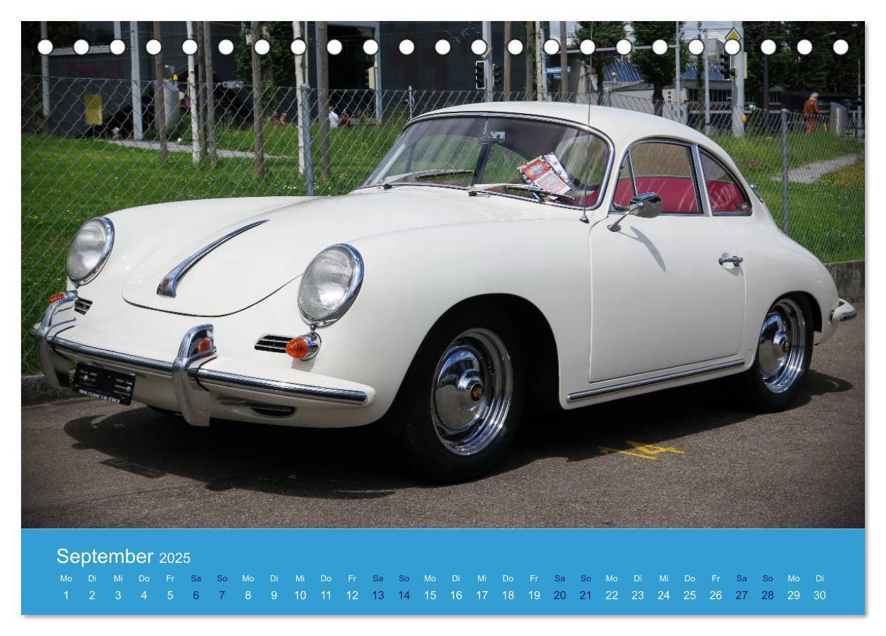 Bild: 9783435133451 | Porsche Classics (Tischkalender 2025 DIN A5 quer), CALVENDO...