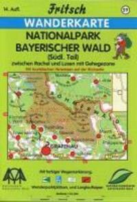 Cover: 9783861160595 | Nationalpark Bayerischer Wald 1 : 35 000. Fritsch Wanderkarte | 2007