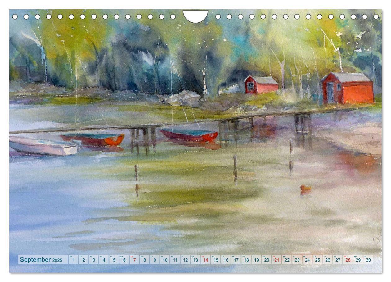 Bild: 9783435262472 | Heiligenhafen in Aquarell (Wandkalender 2025 DIN A4 quer), CALVENDO...