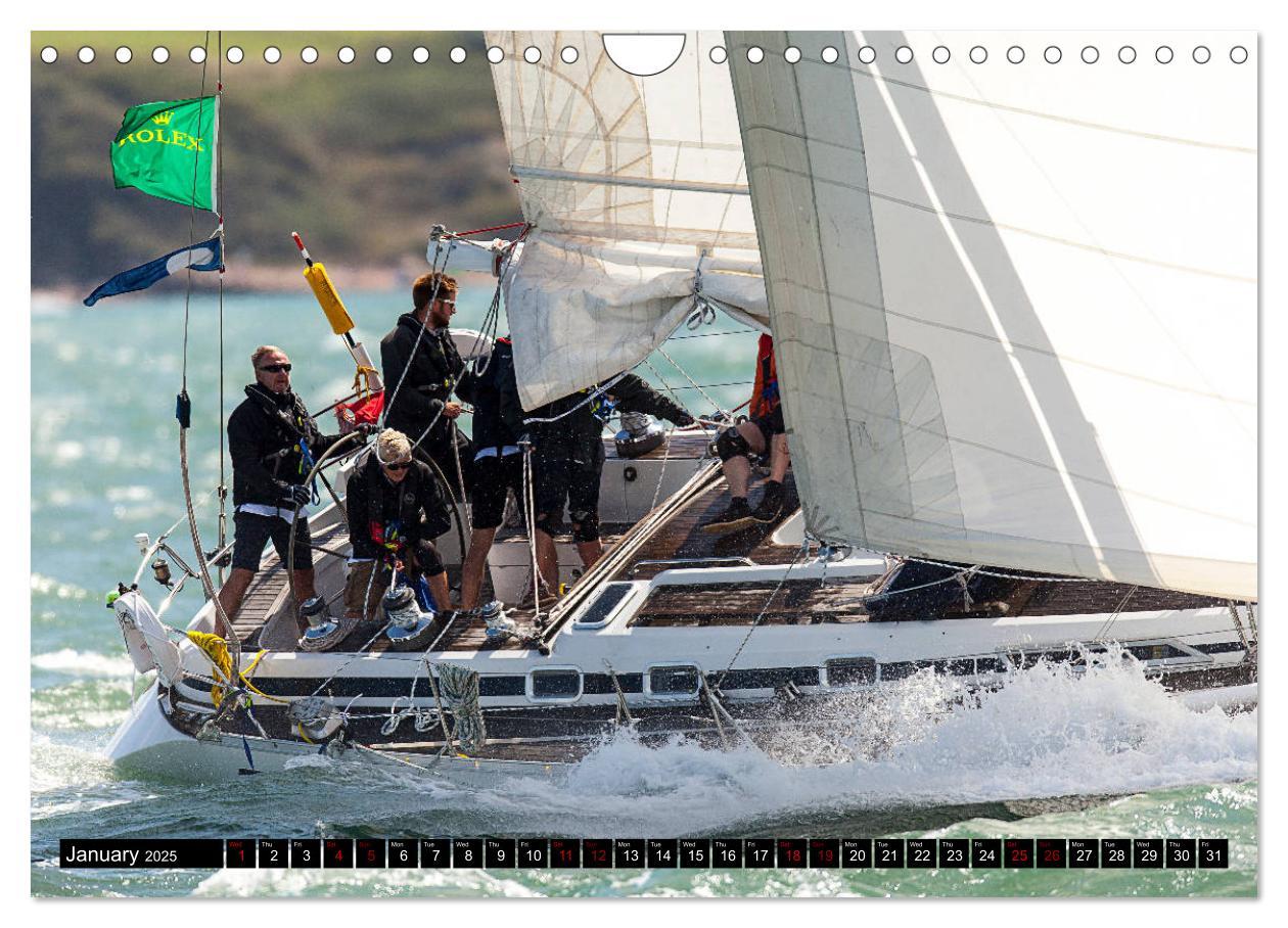 Bild: 9781325946181 | Rolex Fastnet Race (Wall Calendar 2025 DIN A4 landscape), CALVENDO...