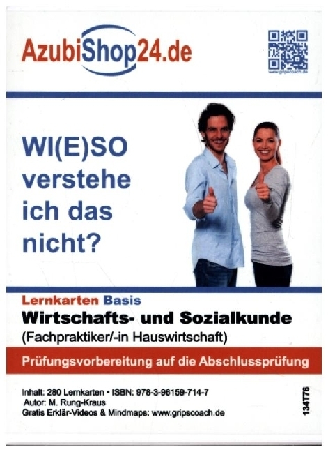 Cover: 9783961597147 | AzubiShop24.de Lernkarten Wirtschafts- und Sozialkunde...