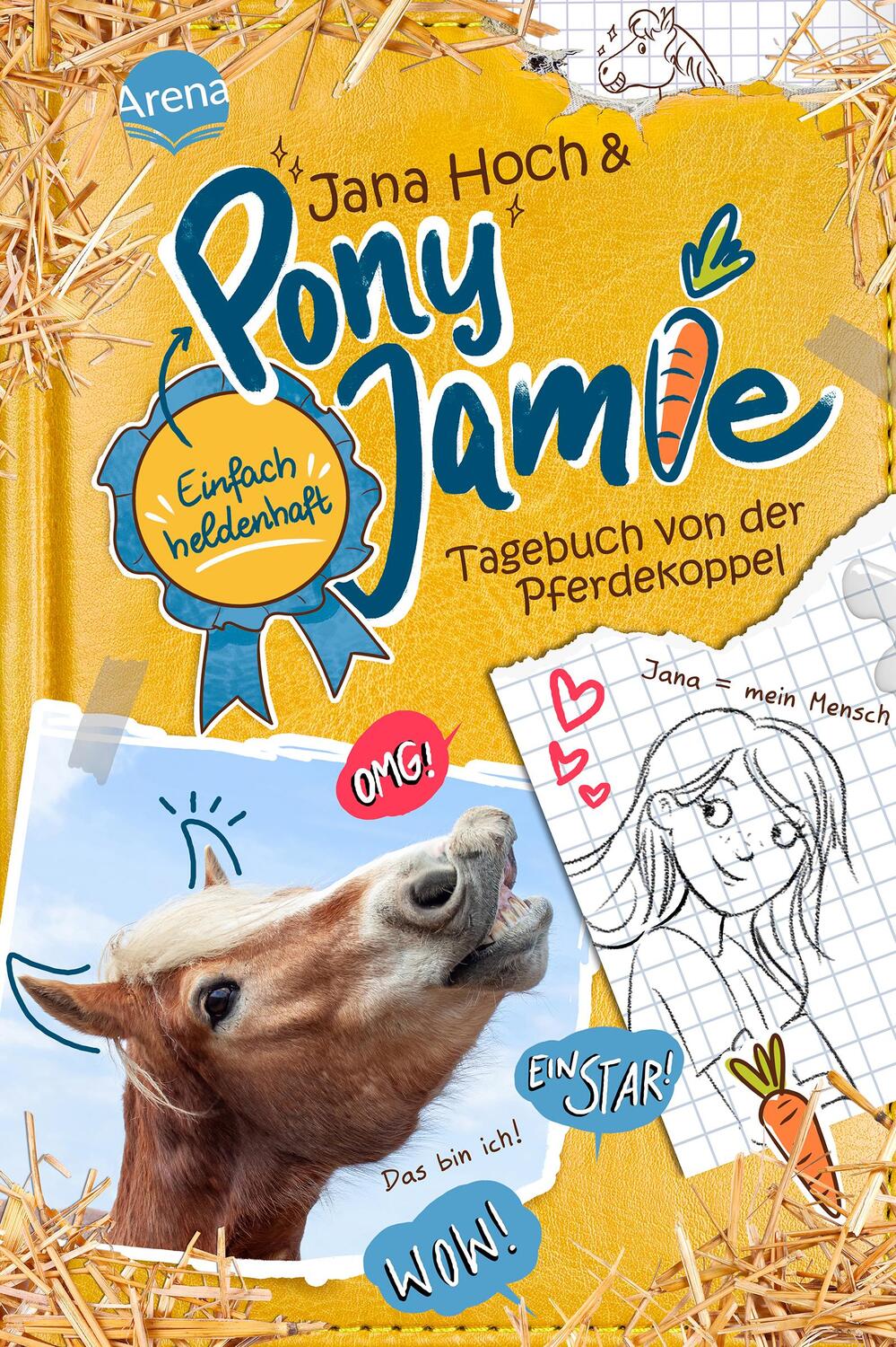 Cover: 9783401606279 | Pony Jamie - Einfach heldenhaft! (1). Tagebuch von der Pferdekoppel