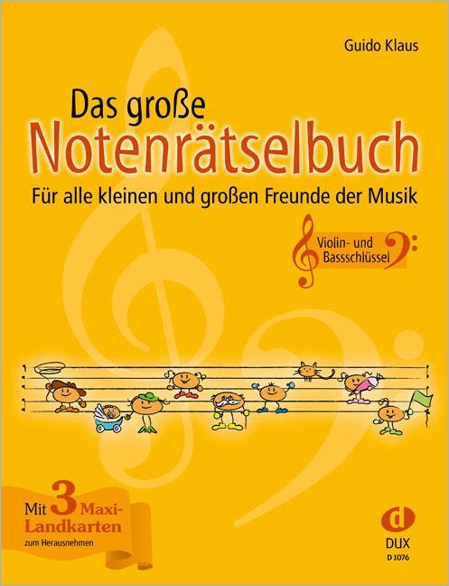 Cover: 9783868490039 | Das große Notenrätselbuch | Violin- und Bassschlüssel | Broschüre