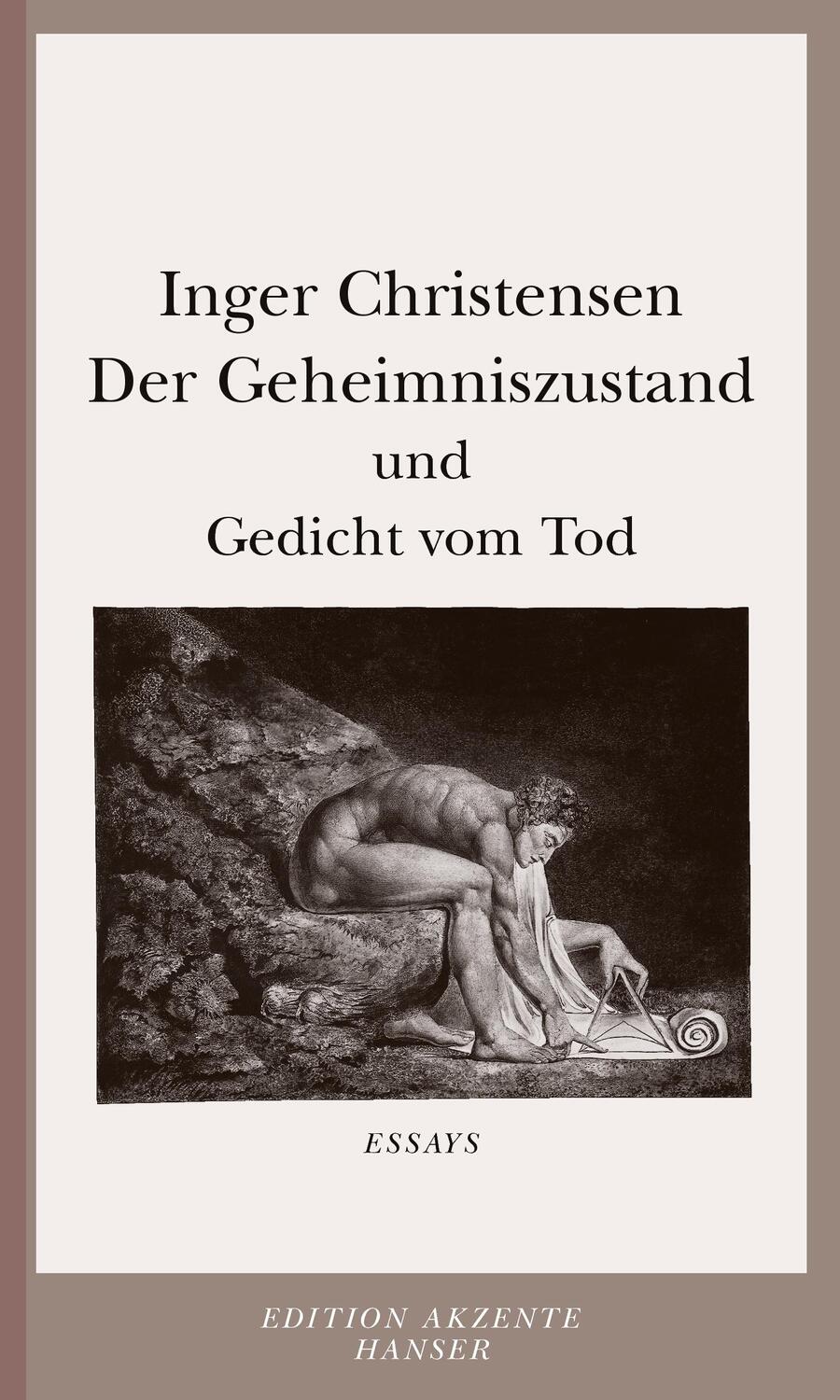 Cover: 9783446234291 | Der Geheimniszustand und Gedicht vom Tod | Essays | Inger Christensen