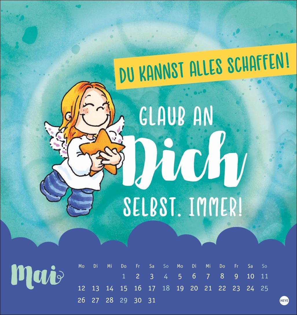 Bild: 9783756408009 | Schutzengel Postkartenkalender 2025 | Heye | Kalender | Spiralbindung