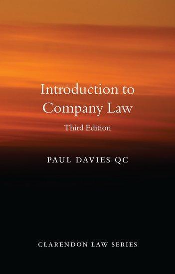 Cover: 9780198854920 | Introduction to Company Law | Paul Davies | Taschenbuch | Englisch