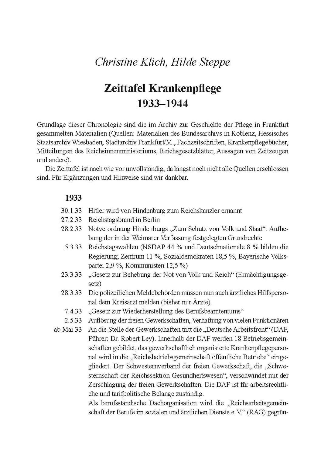 Bild: 9783925499357 | Krankenpflege im Nationalsozialismus | Hilde Steppe | Taschenbuch