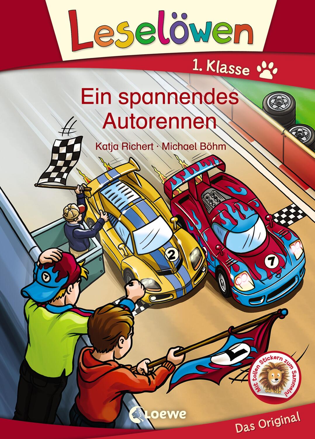 Cover: 9783785585979 | Leselöwen 1. Klasse - Ein spannendes Autorennen | Katja Richert | Buch