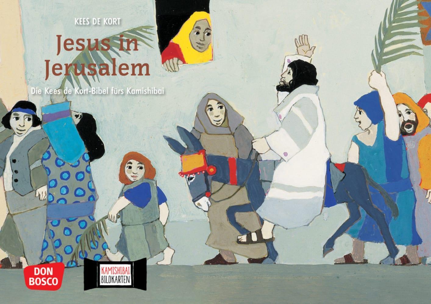 Cover: 4260694920862 | Jesus in Jerusalem. Kamishibai Bildkartenset | Box | 13 S. | Deutsch