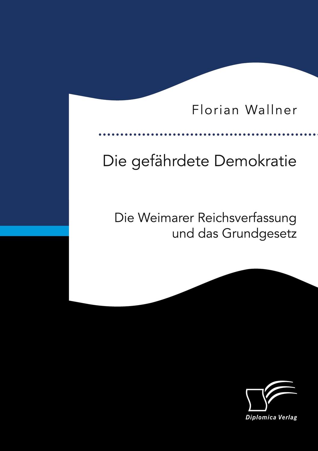 Cover: 9783961468768 | Die gefährdete Demokratie. Die Weimarer Reichsverfassung und das...