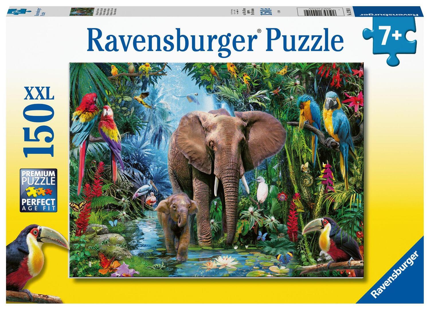 Cover: 4005556129010 | Ravensburger Kinderpuzzle - 12901 Dschungelelefanten - Tier-Puzzle...