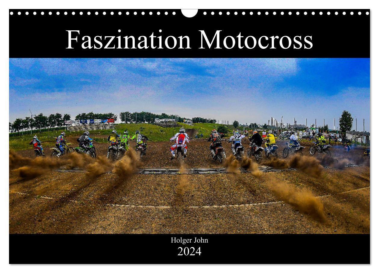 Cover: 9783675837614 | Blickpunkte Motocross (Wandkalender 2024 DIN A3 quer), CALVENDO...