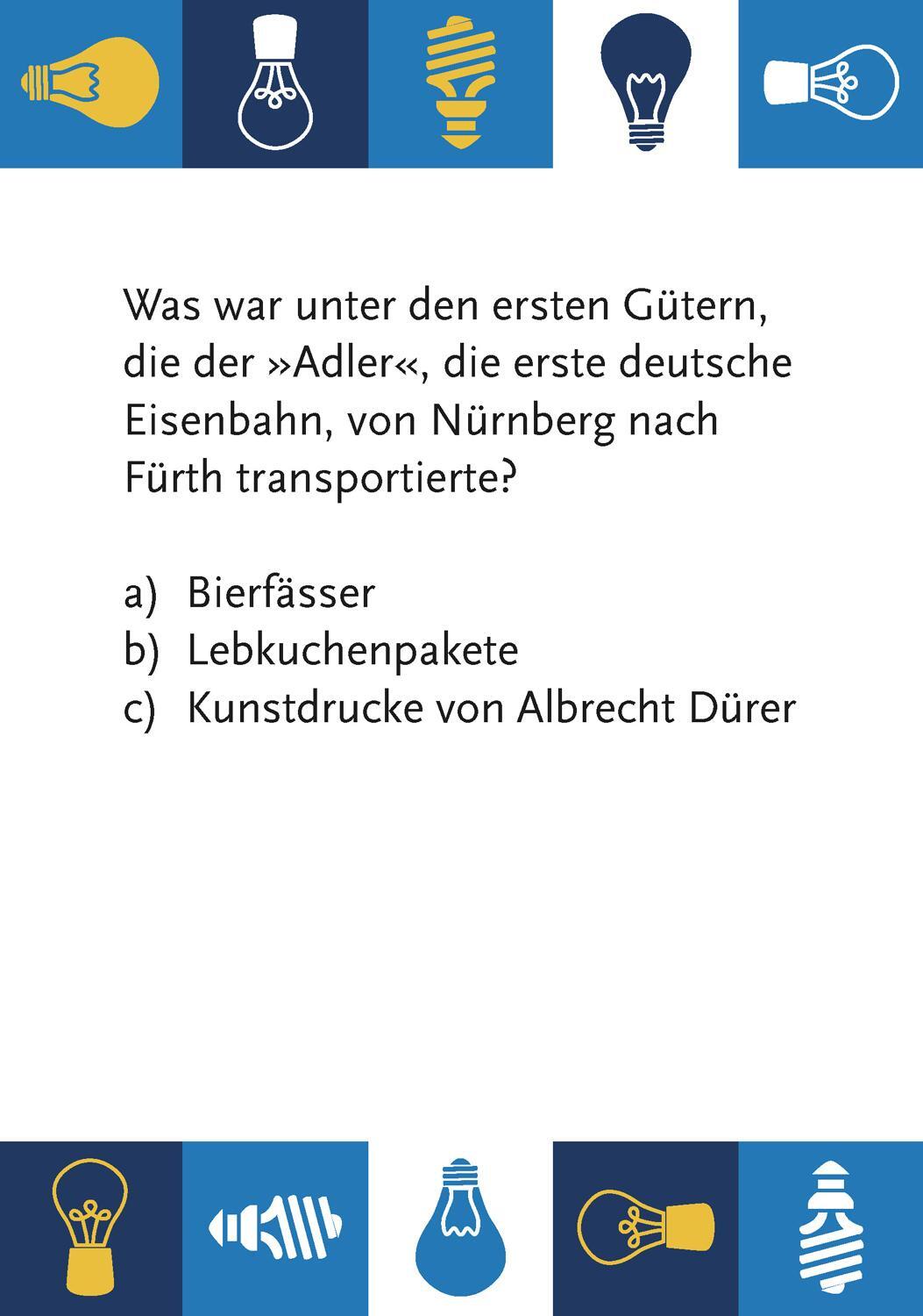 Bild: 4250364115209 | Unnützes Wissen Bayern - Das Quiz | Johannes Wilkes | Stück | 68 S.