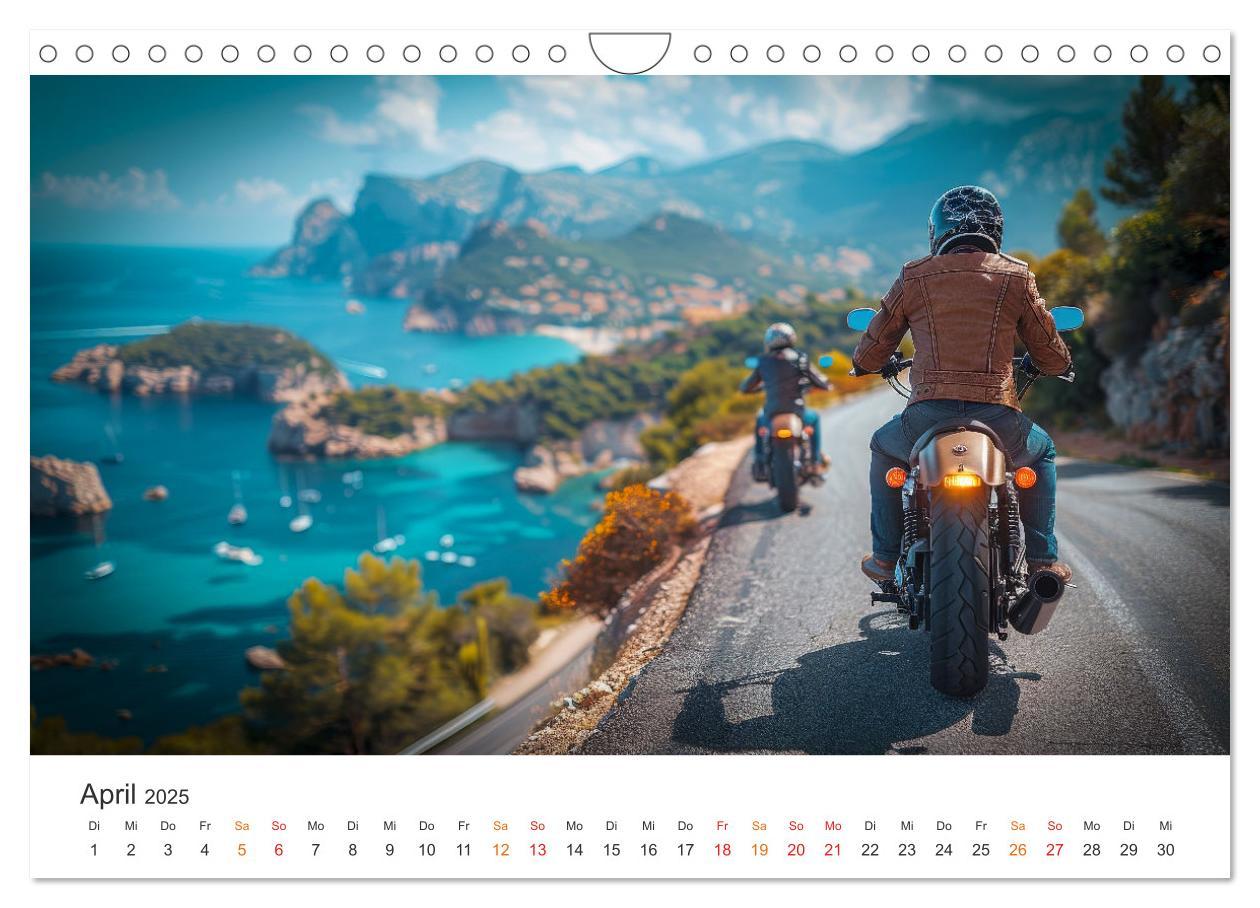 Bild: 9783383817052 | Motorrad tolle Momente (Wandkalender 2025 DIN A4 quer), CALVENDO...