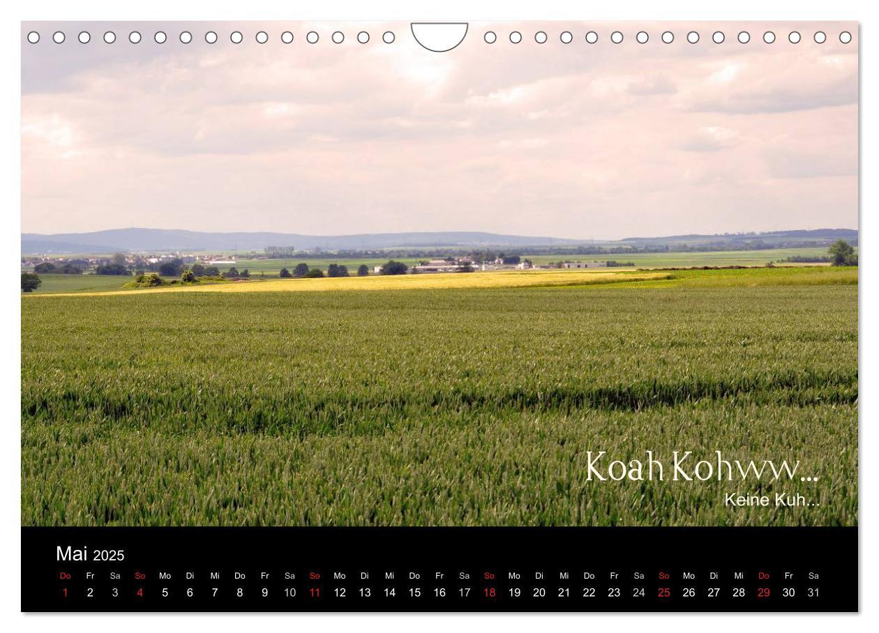 Bild: 9783435513024 | Die Wetterau mit Mundart-Statements (Wandkalender 2025 DIN A4...