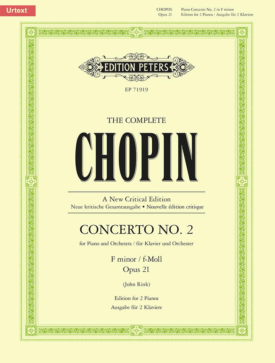 Cover: 9790577087672 | Piano Concerto No. 2 in F Minor Op. 21 (Edition for 2 Pianos) | Chopin