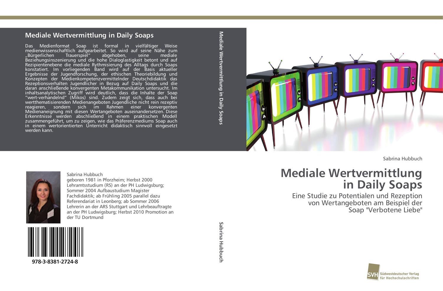 Cover: 9783838127248 | Mediale Wertvermittlung in Daily Soaps | Sabrina Hubbuch | Taschenbuch
