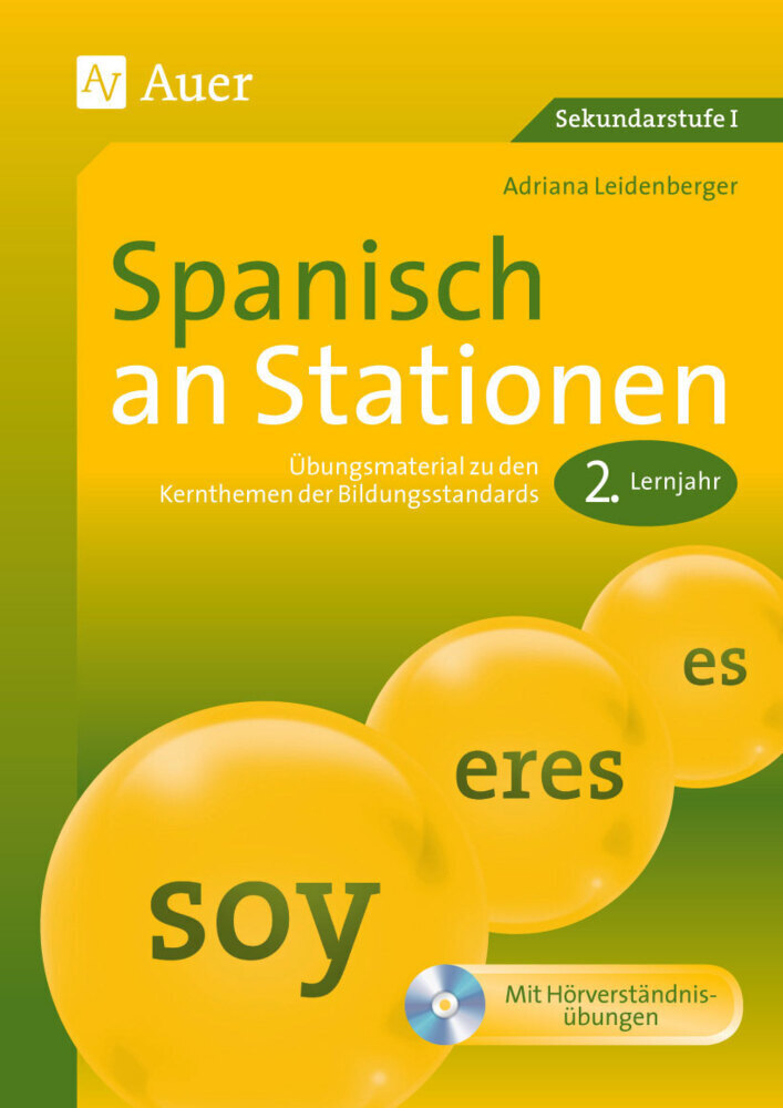 Cover: 9783403074960 | Spanisch an Stationen 2. Lernjahr, m. 1 CD-ROM | Adriana Leidenberger