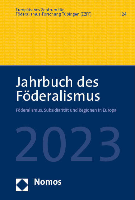 Cover: 9783756013487 | Jahrbuch des Föderalismus 2023 | Tübingen | Buch | 502 S. | Deutsch