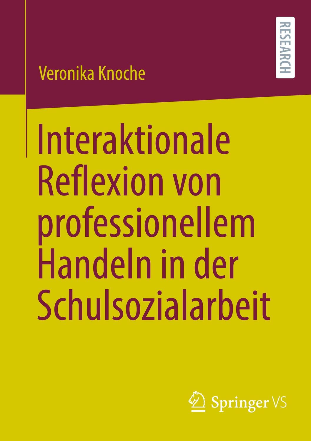 Cover: 9783658404444 | Interaktionale Reflexion von professionellem Handeln in der...