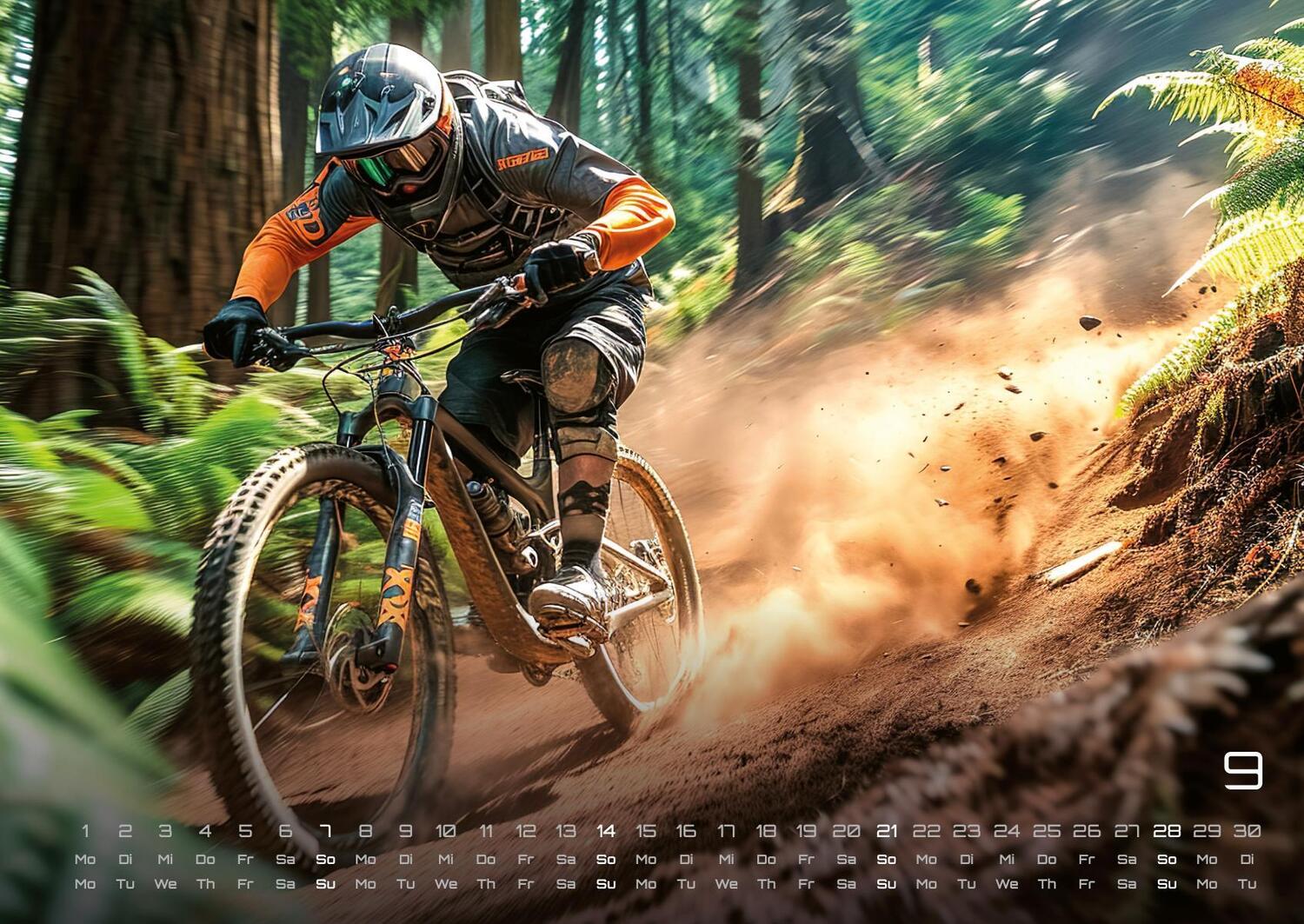 Bild: 9783986734121 | MTB Mountainbike - 2025 - Kalender DIN A2 | GP-Fever. de | Kalender