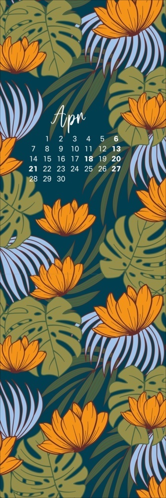 Bild: 9783756407316 | Floral Art Lesezeichen &amp; Kalender 2025 | Kalender | Geblockt | 13 S.