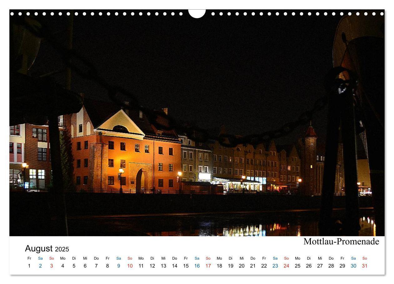 Bild: 9783435492077 | Das alte Danzig - Ein Stadtbummel am Abend (Wandkalender 2025 DIN...