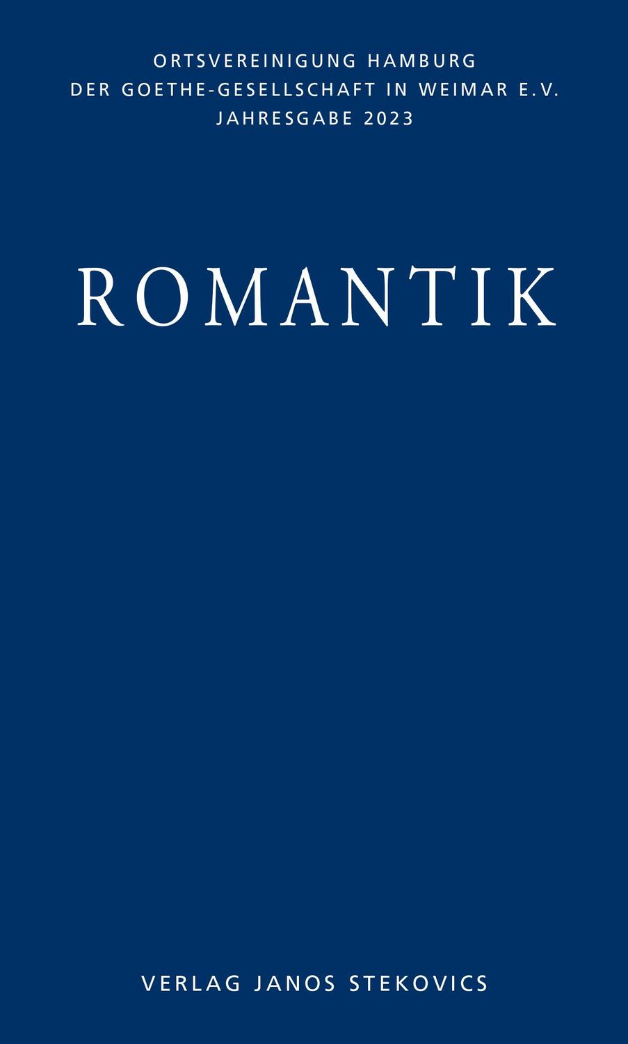Cover: 9783899234558 | Romantik | Stefan Matuschek (u. a.) | Taschenbuch | 68 S. | Deutsch