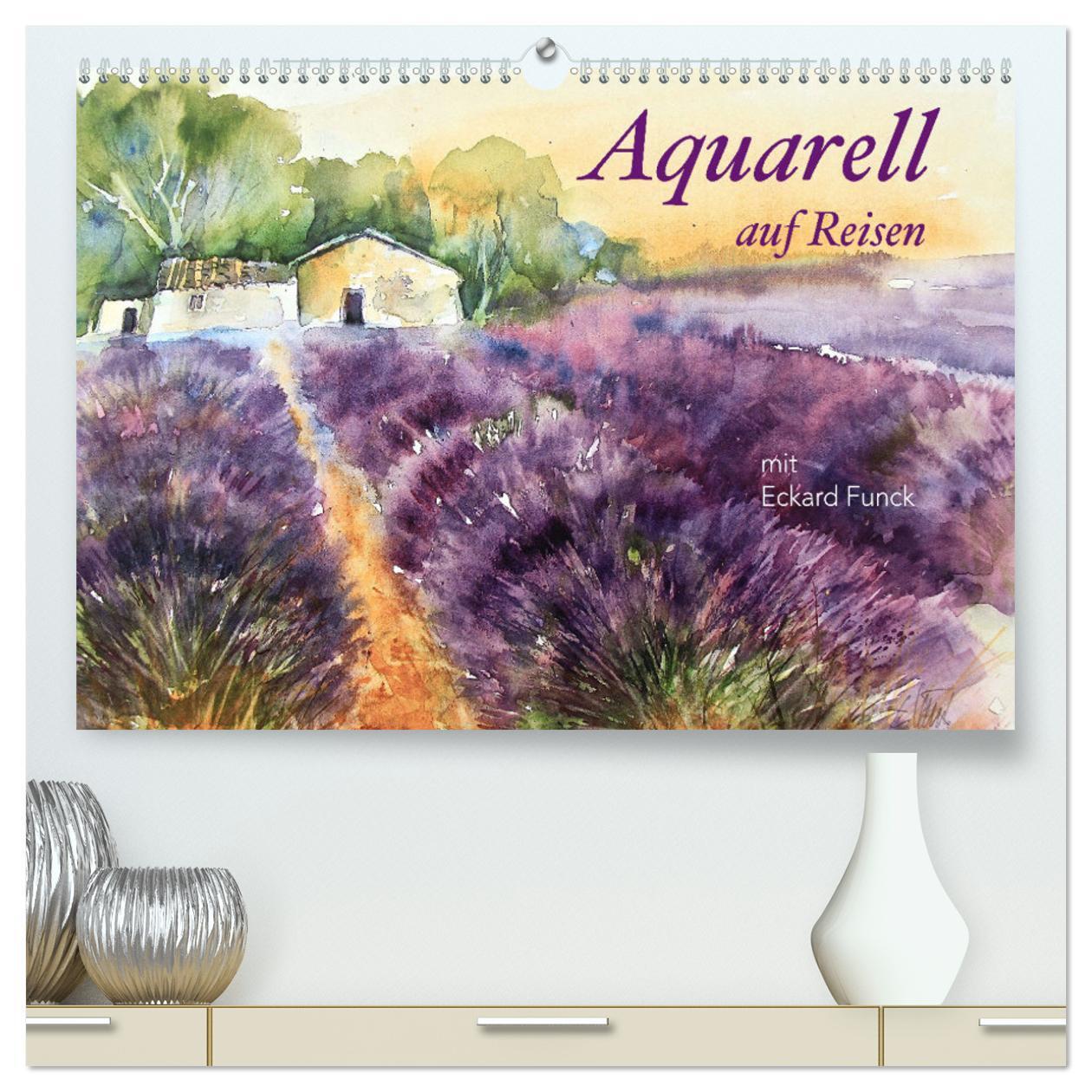 Cover: 9783383751257 | Aquarell auf Reisen - mit Eckard Funck (hochwertiger Premium...