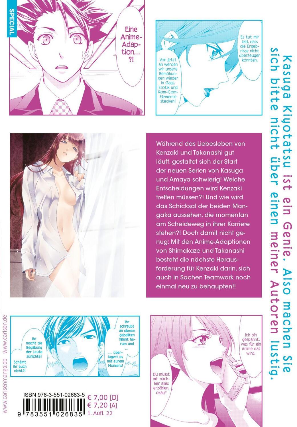 Rückseite: 9783551026835 | Weekly Shonen Hitman 8 | die Manga-Redaktions-Romcom | Kouji Seo