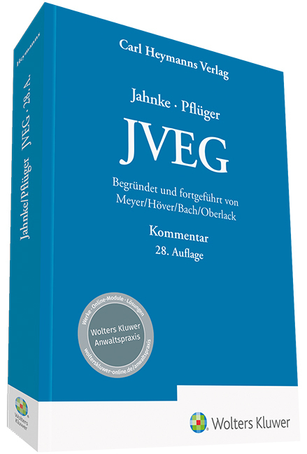Cover: 9783452295170 | JVEG - Kommentar | Britta Jahnke (u. a.) | Buch | XX | Deutsch | 2021