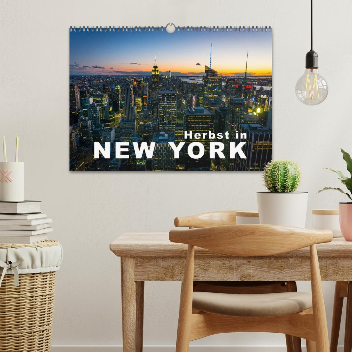 Bild: 9783435513093 | Herbst in New York (Wandkalender 2025 DIN A3 quer), CALVENDO...