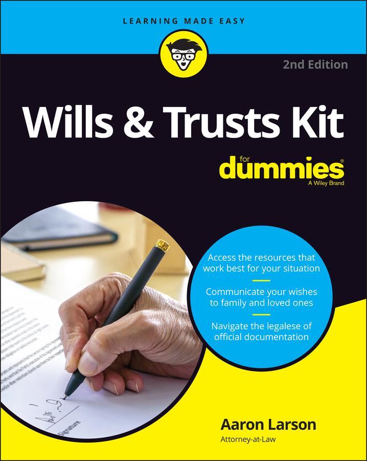Cover: 9781119832188 | Wills &amp; Trusts Kit for Dummies | Aaron Larson | Taschenbuch | 416 S.