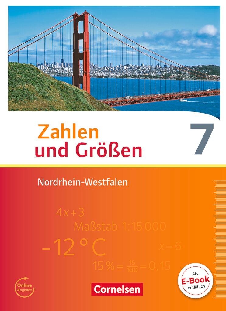 Cover: 9783060028856 | Zahlen und Größen 7. Schuljahr. Schülerbuch. Nordrhein-Westfalen...