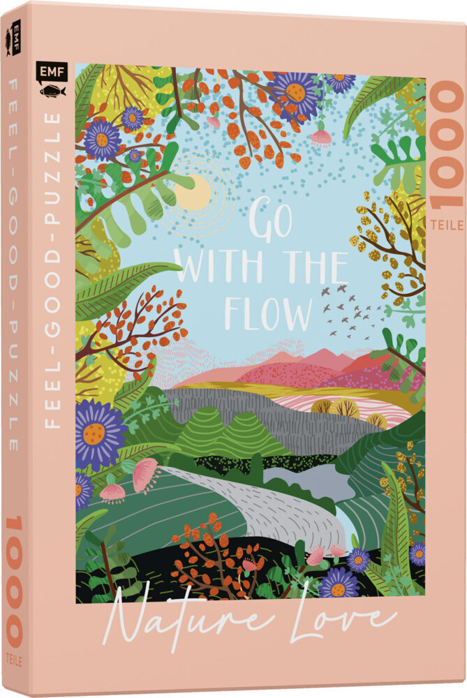 Cover: 4260478341197 | Feel-good-Puzzle 1000 Teile - NATURE LOVE: Go with the flow | Spiel