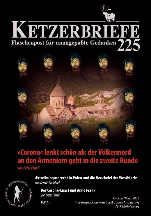 Cover: 9783894842895 | »Corona« lenkt schön ab: der Völkermord an den Armeniern geht in...